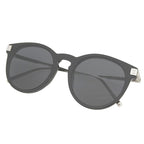 Louis Vuitton LV Rise Round Monogram Sunglasses Black Silver Eyewear