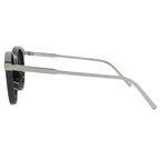 Louis Vuitton LV Rise Round Monogram Sunglasses Black Silver Eyewear — view 4