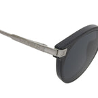 Louis Vuitton LV Rise Round Monogram Sunglasses Black Silver Eyewear — view 7