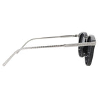Louis Vuitton LV Rise Round Monogram Sunglasses Black Silver Eyewear — view 3