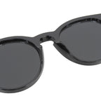 Louis Vuitton LV Rise Round Monogram Sunglasses Black Silver Eyewear — view 6