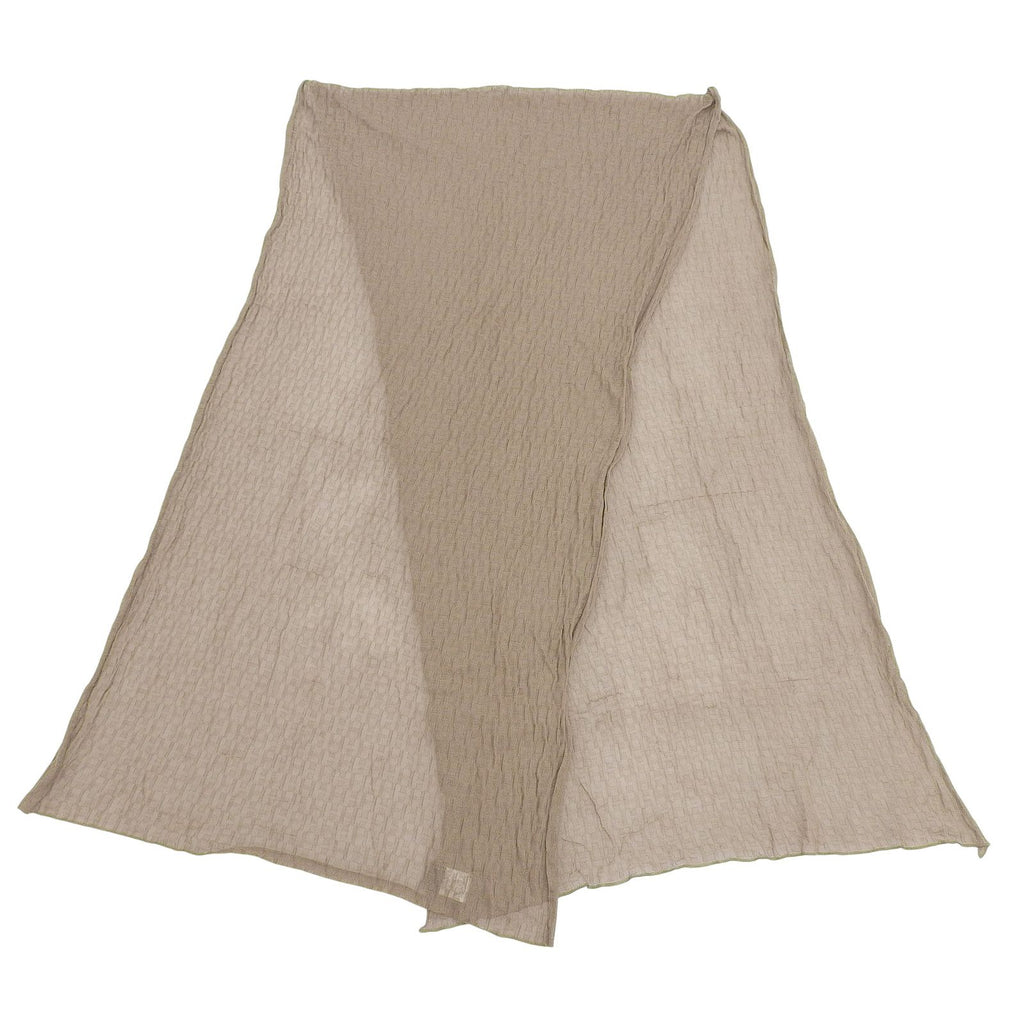 Hermes Cotton 100% All Pattern Knitted Scarf Shawl Brown — view 5