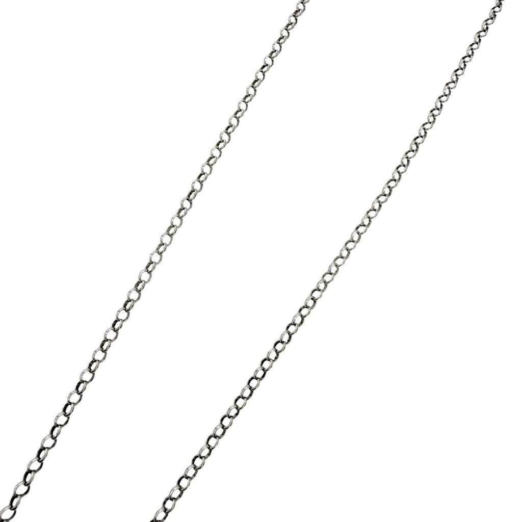Gucci Interlocking Arabesque Chain Necklace Silver — view 4