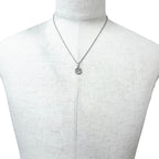 Gucci Interlocking Arabesque Chain Necklace Silver — view 2