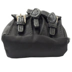 Prada Triangle Logo Backpack Motif Charm Strap Black Box Included — view 5