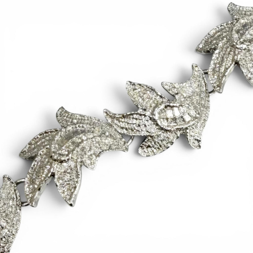 Saint Laurent Rhodium Polished Heart Toggle Bracelet Silver — view 4