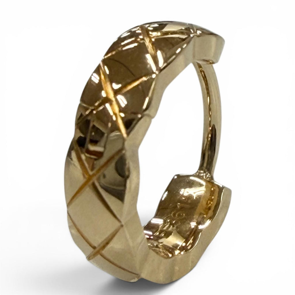 Chanel 750 Coco Crush Single Earrings Yellow Gold