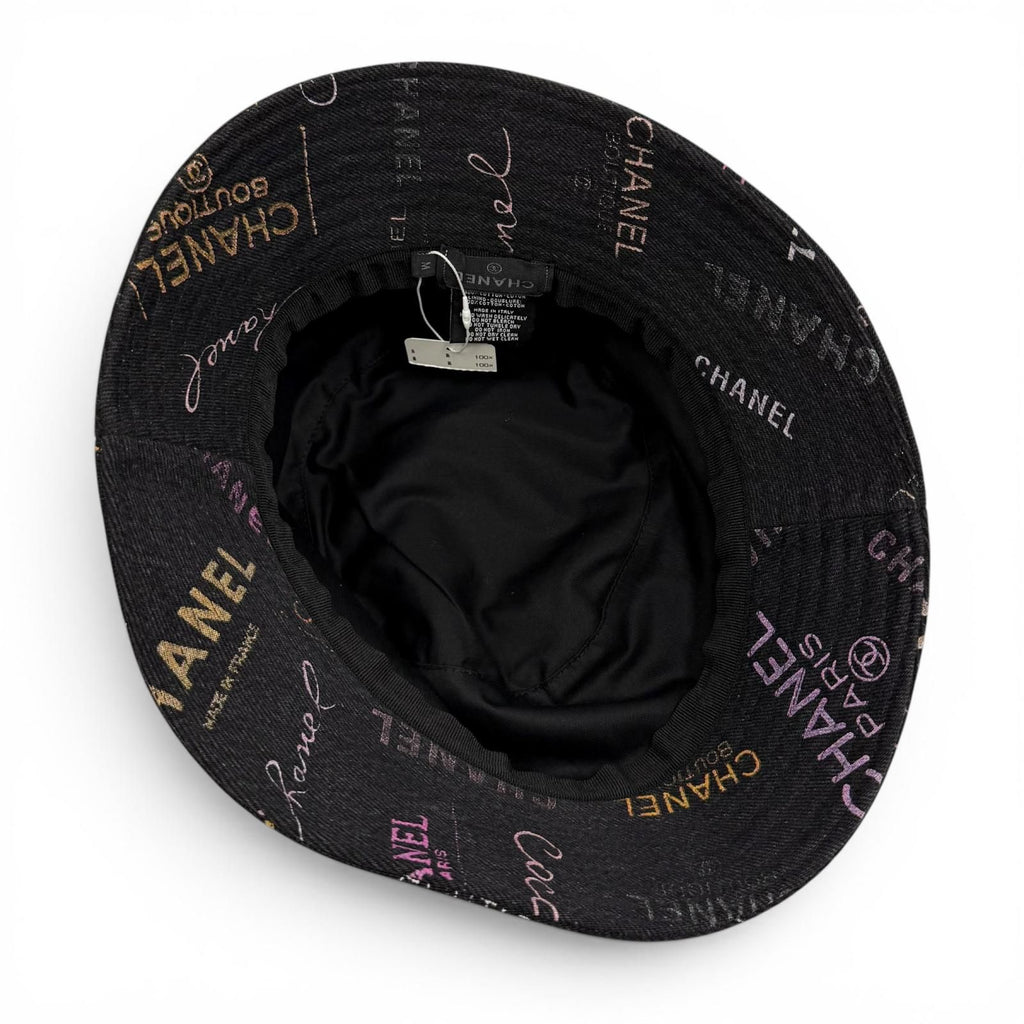 Chanel Cotton 100% Crusher Denim CC Logo — view 4