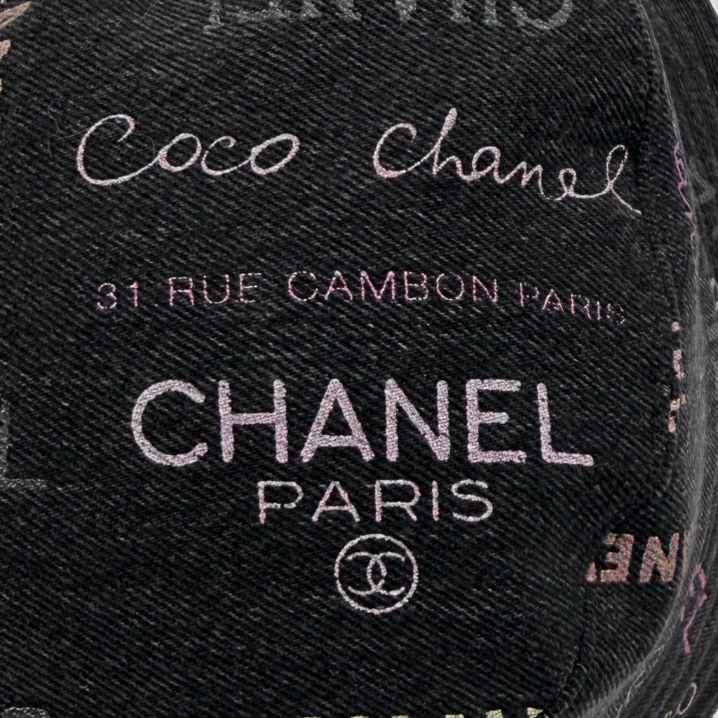 Chanel Cotton 100% Crusher Denim CC Logo — view 5
