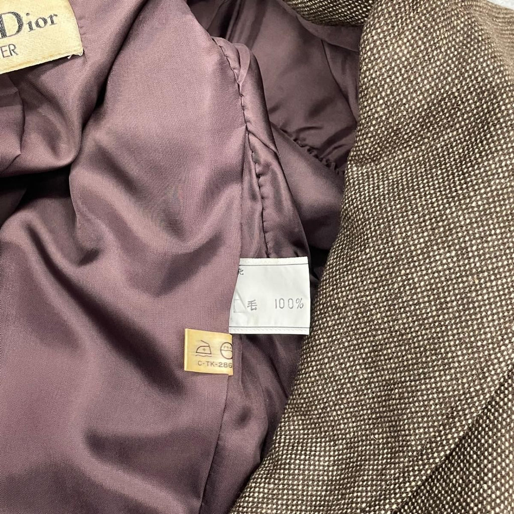 Dior Tailored Jacket Brown — view 7
