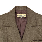 Dior Tailored Jacket Brown — view 3