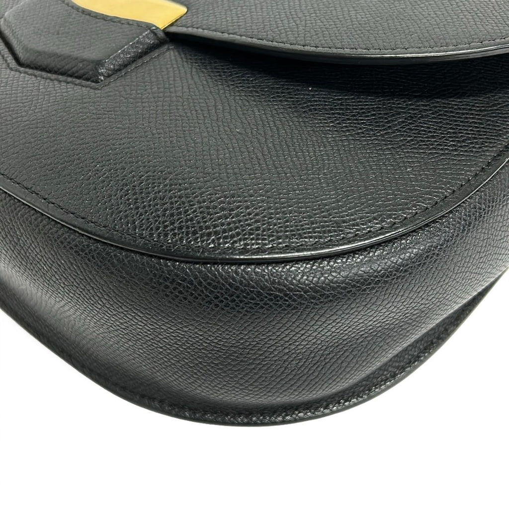 Celine Shoulder Bag Trotter Compact Black Leather — view 6