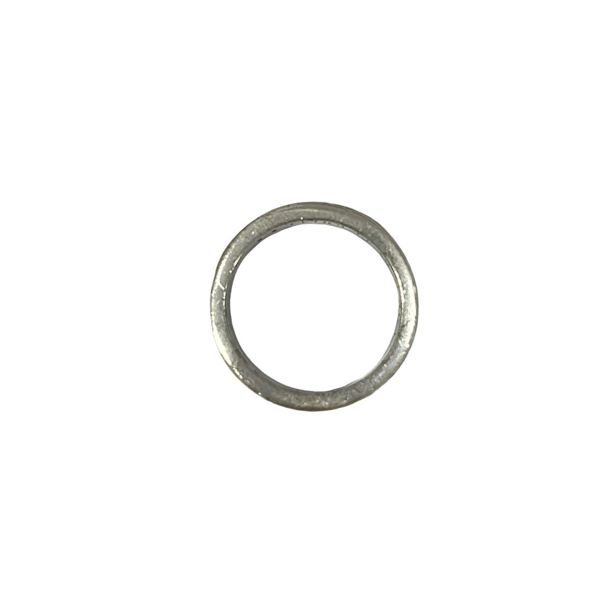 Fendi Ring M Silver Black Beige FF — view 5