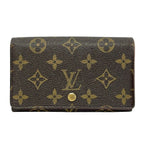 Louis Vuitton Bifold Wallet Monogram Porte Monet Viet Tresor L-shaped Zipper