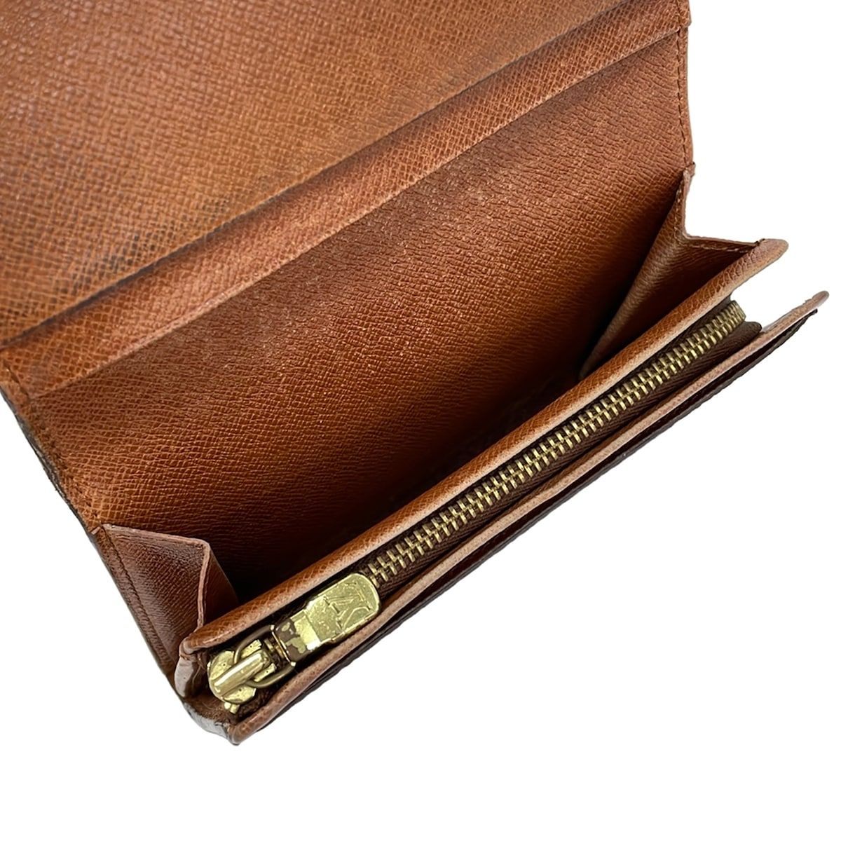 Louis Vuitton Bifold Wallet Monogram Porte Monet Viet Tresor L-shaped Zipper — view 4