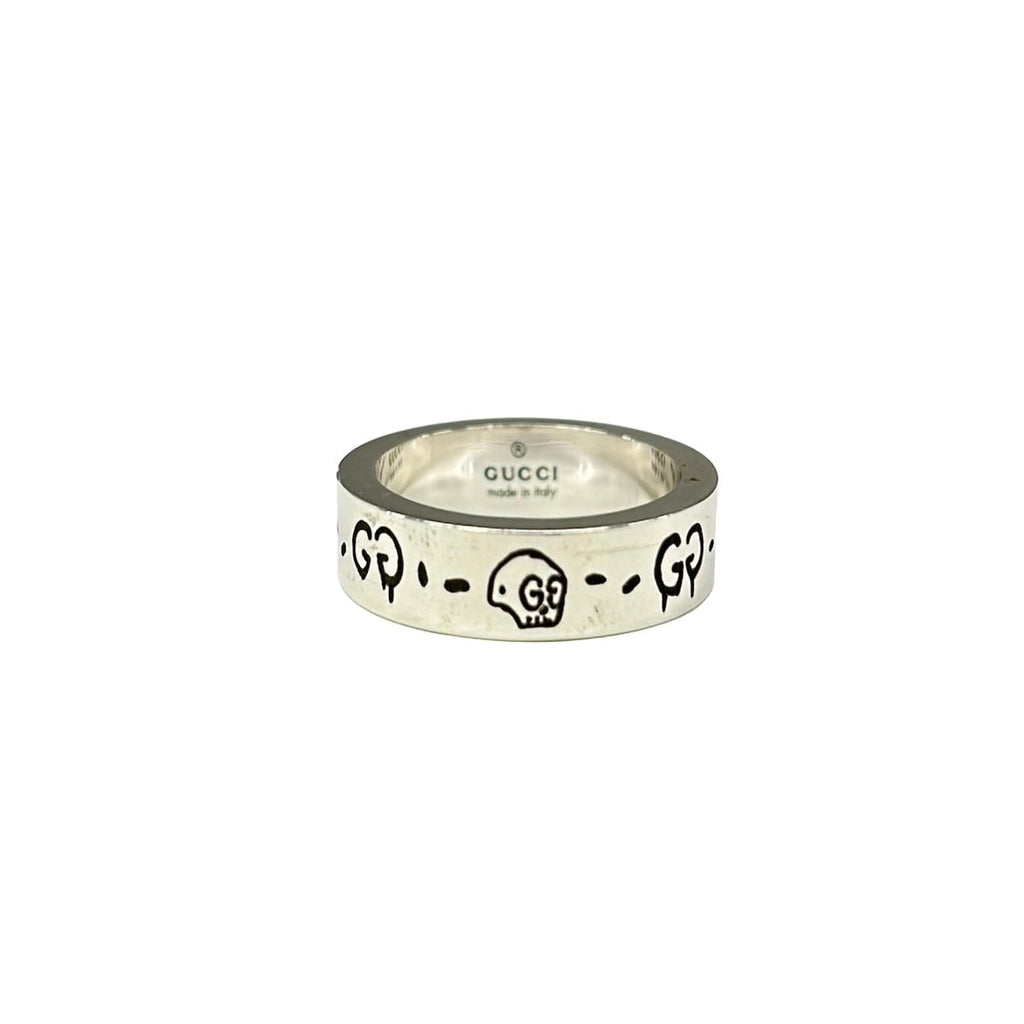 Gucci Ring Icon Motif Ghost Silver