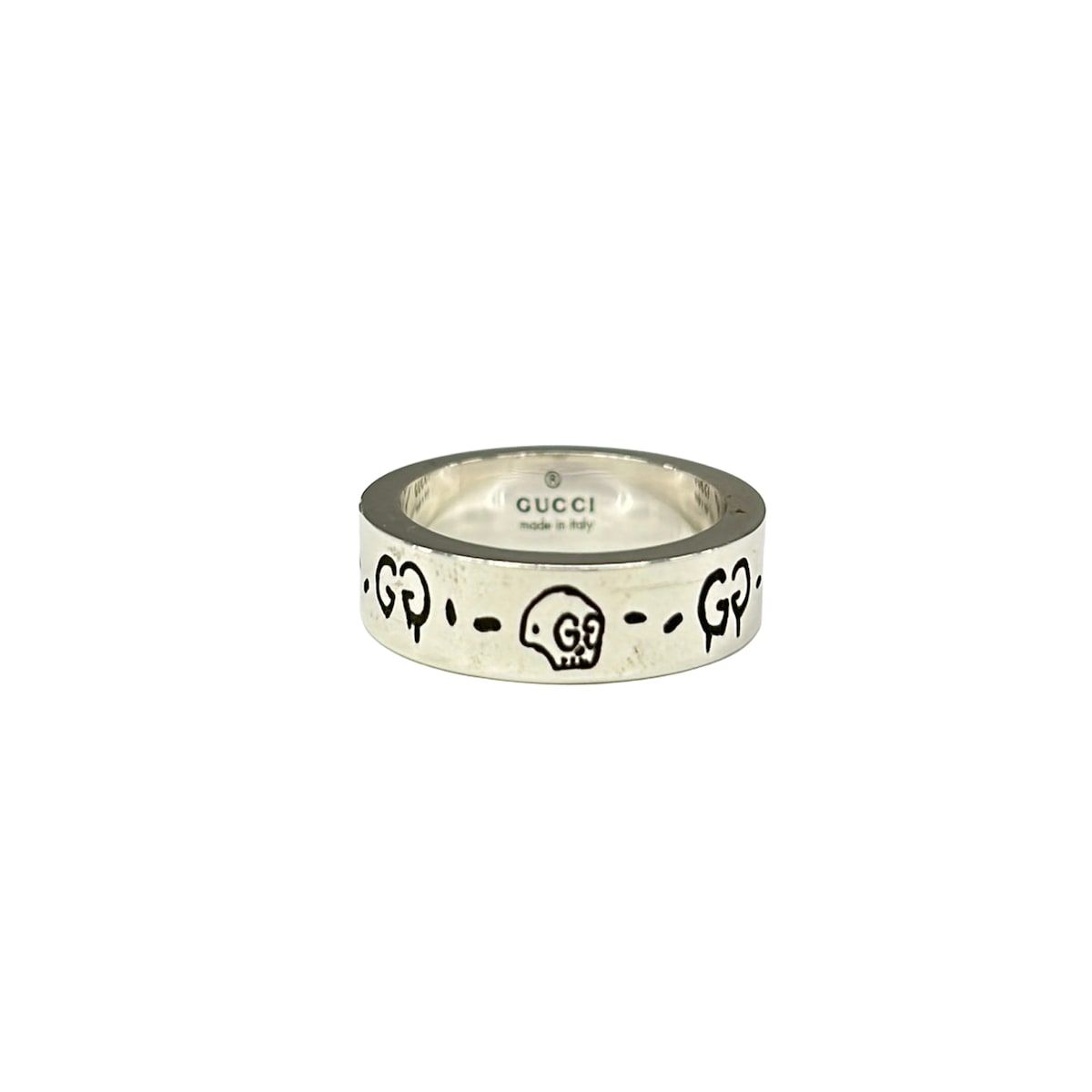 Gucci Ring Icon Motif Ghost Silver