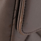 Chanel Maxi Quilted 34 Chain Shoulder CC Logo Lambskin Brown — view 8