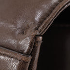 Chanel Maxi Quilted 34 Chain Shoulder CC Logo Lambskin Brown — view 7