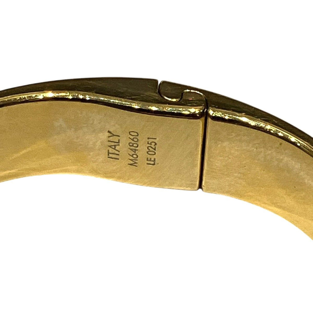 Louis Vuitton Rigit Bracelet Kafnanogram S Monogram Bangle Gross Weight — view 5