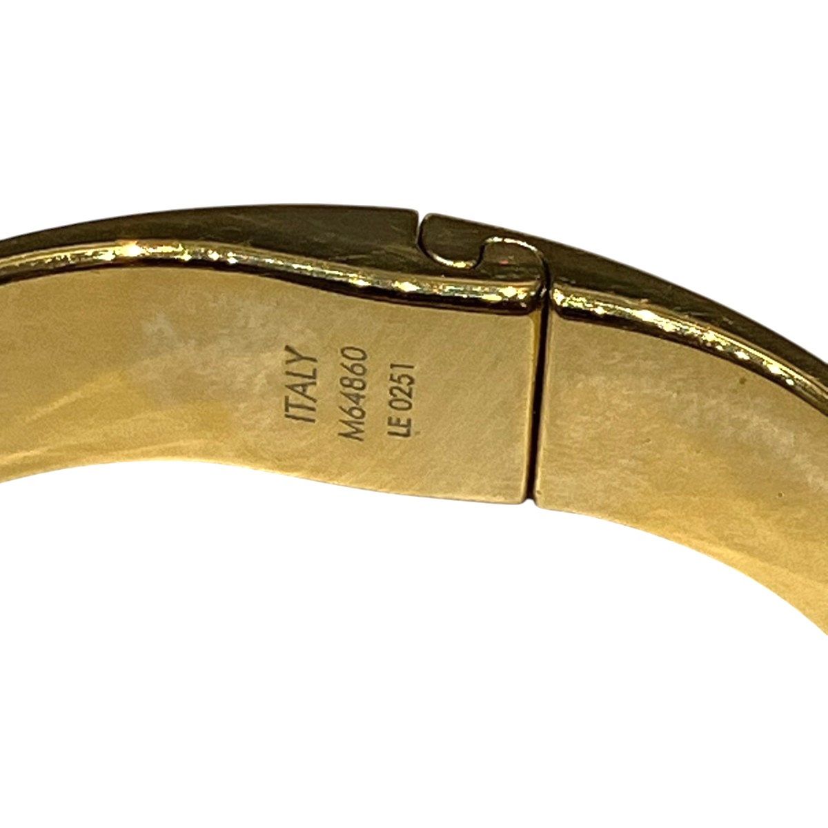 Louis Vuitton Rigit Bracelet Kafnanogram S Monogram Bangle Gross Weight — view 5