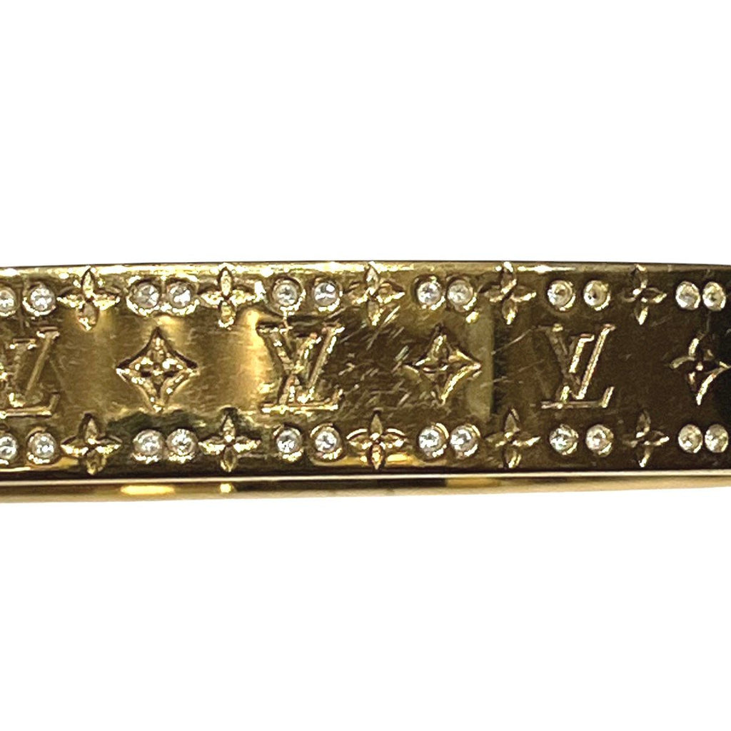 Louis Vuitton Rigit Bracelet Kafnanogram S Monogram Bangle Gross Weight — view 3
