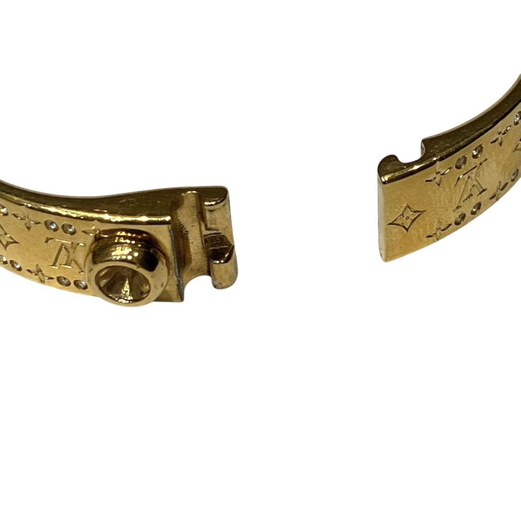 Louis Vuitton Rigit Bracelet Kafnanogram S Monogram Bangle Gross Weight — view 8