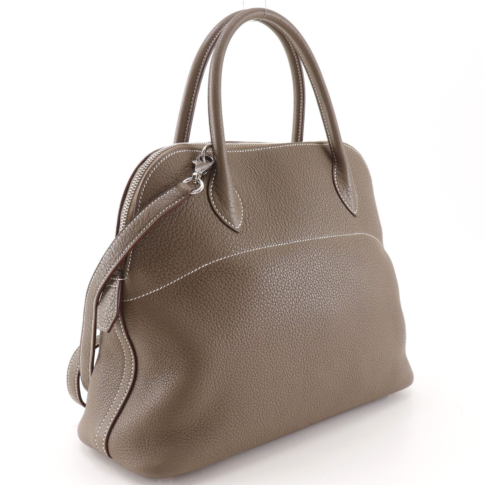 Hermes Bolide 31 2-Way Shoulder Taurillon Clemence Etoupe M Handbag — view 3