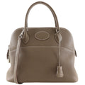 Hermes Bolide 31 2-Way Shoulder Taurillon Clemence Etoupe M Handbag