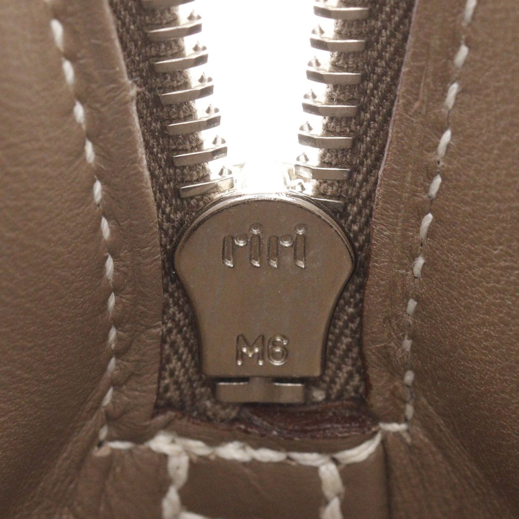 Hermes Bolide 31 2-Way Shoulder Taurillon Clemence Etoupe M Handbag — view 8