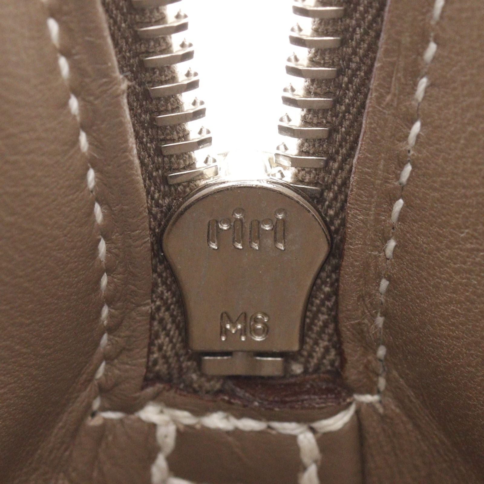 Hermes Bolide 31 2-Way Shoulder Taurillon Clemence Etoupe M Handbag — view 8