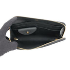 Hermes Wallet Macaron Long to Go Black Gold Epsom — view 5