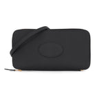 Hermes Wallet Macaron Long to Go Black Gold Epsom
