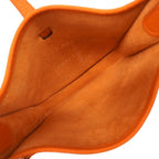 Hermes Shoulder Bag Evelyne 23 Taurillon Clemence Orange Silver — view 4