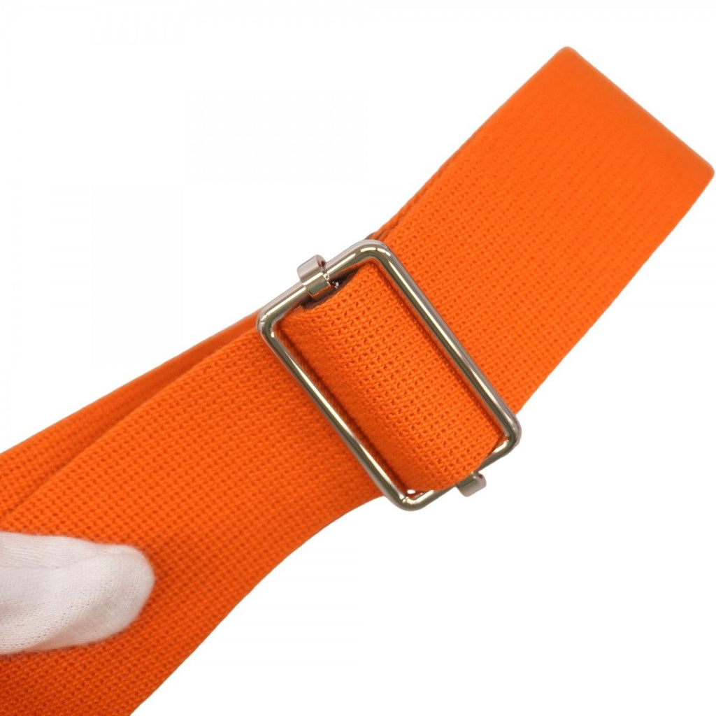Hermes Shoulder Bag Evelyne 23 Taurillon Clemence Orange Silver — view 7