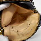 Gucci Shoulder Bag GG Marmont Leather Black Gold — view 4
