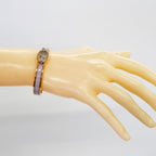 Hermes Bangle Chaine D'ancre Mini Click Gold Plated Pink Bracelet — view 6
