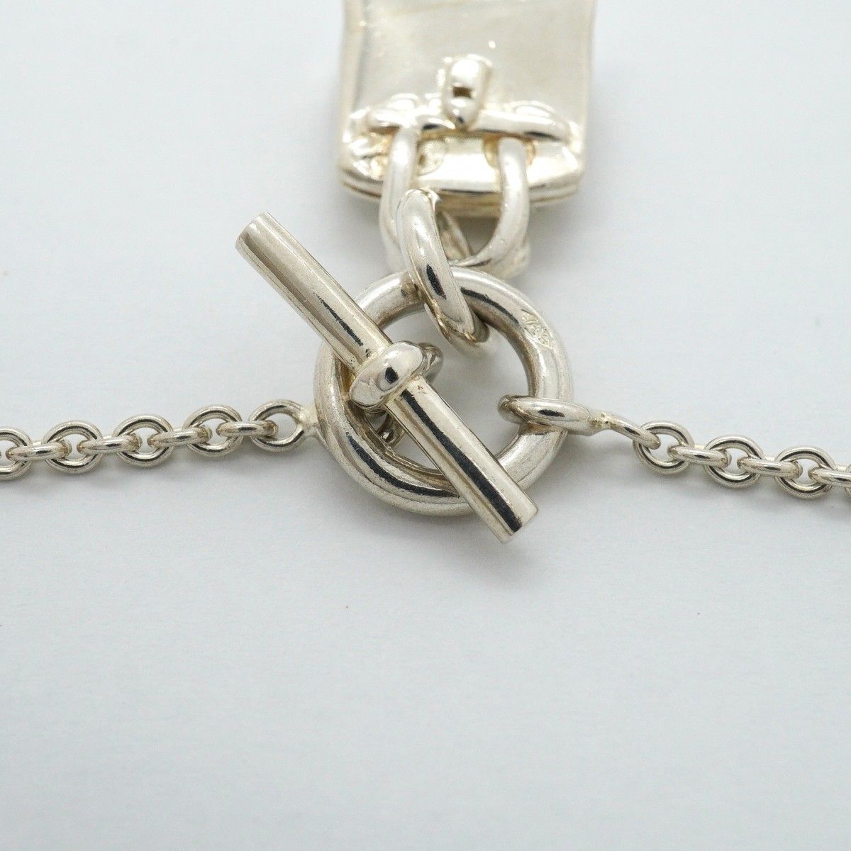 Hermes Necklace Amulet Birkin Silver — view 4