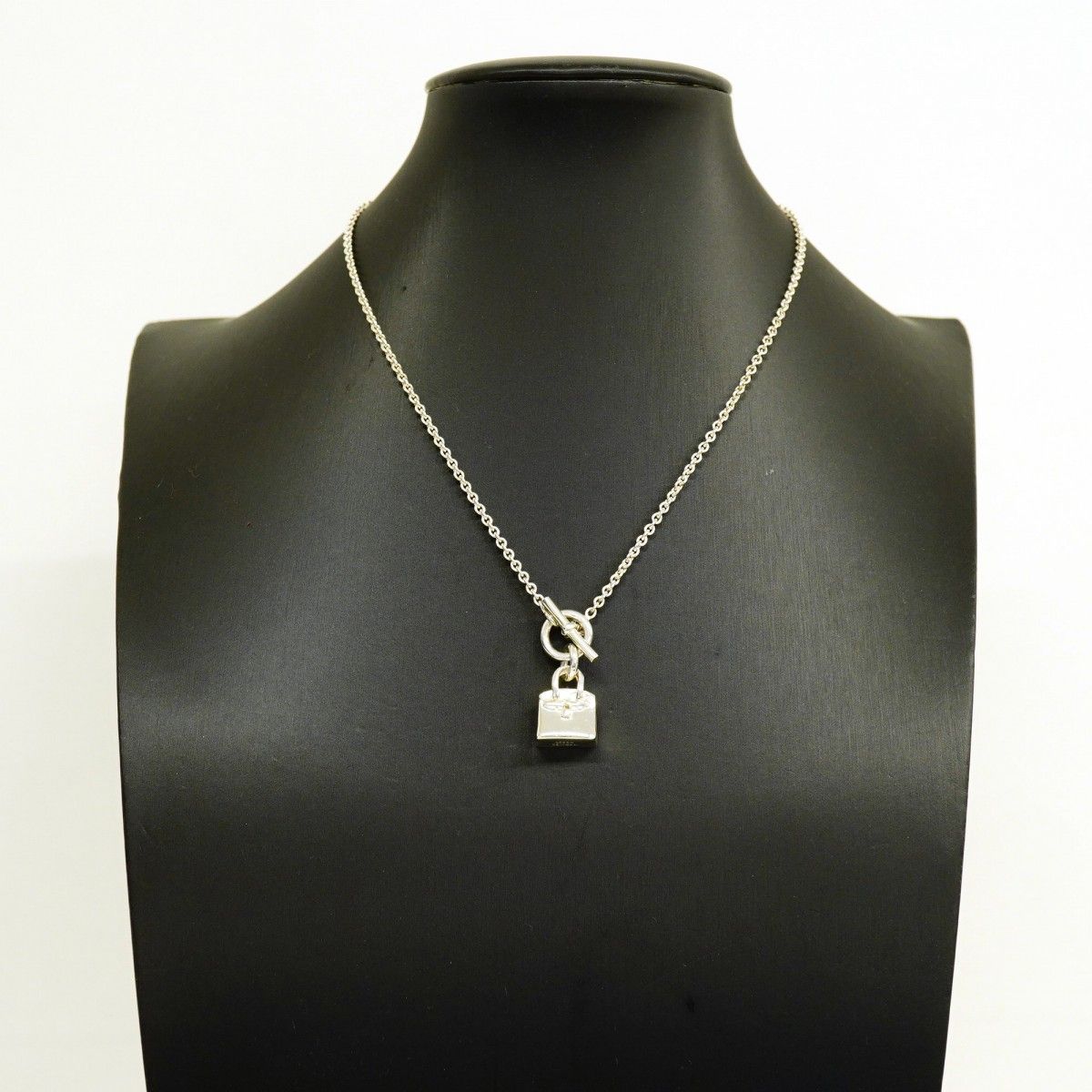 Hermes Necklace Amulet Birkin Silver — view 7
