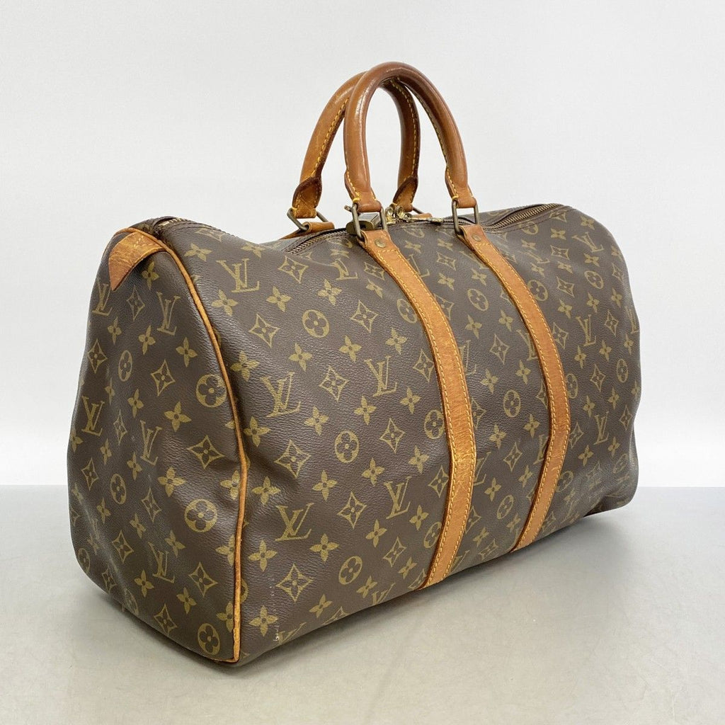 Louis Vuitton Boston Bag Monogram Keepall 45 Brown — view 2