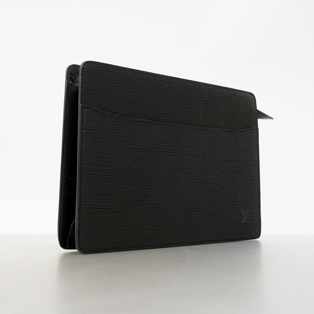 Louis Vuitton Clutch Epi Pochette Homme Noir — view 2