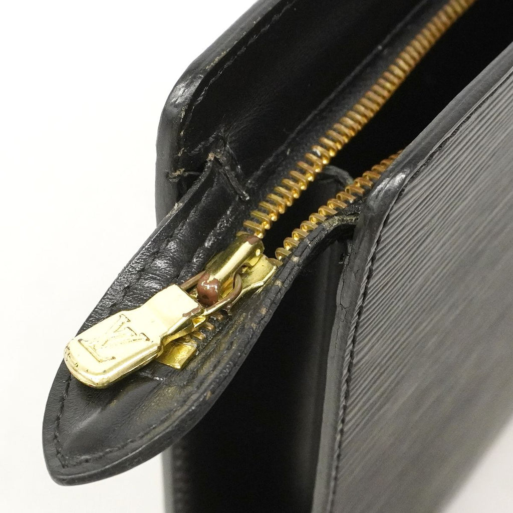 Louis Vuitton Clutch Epi Pochette Homme Noir — view 6