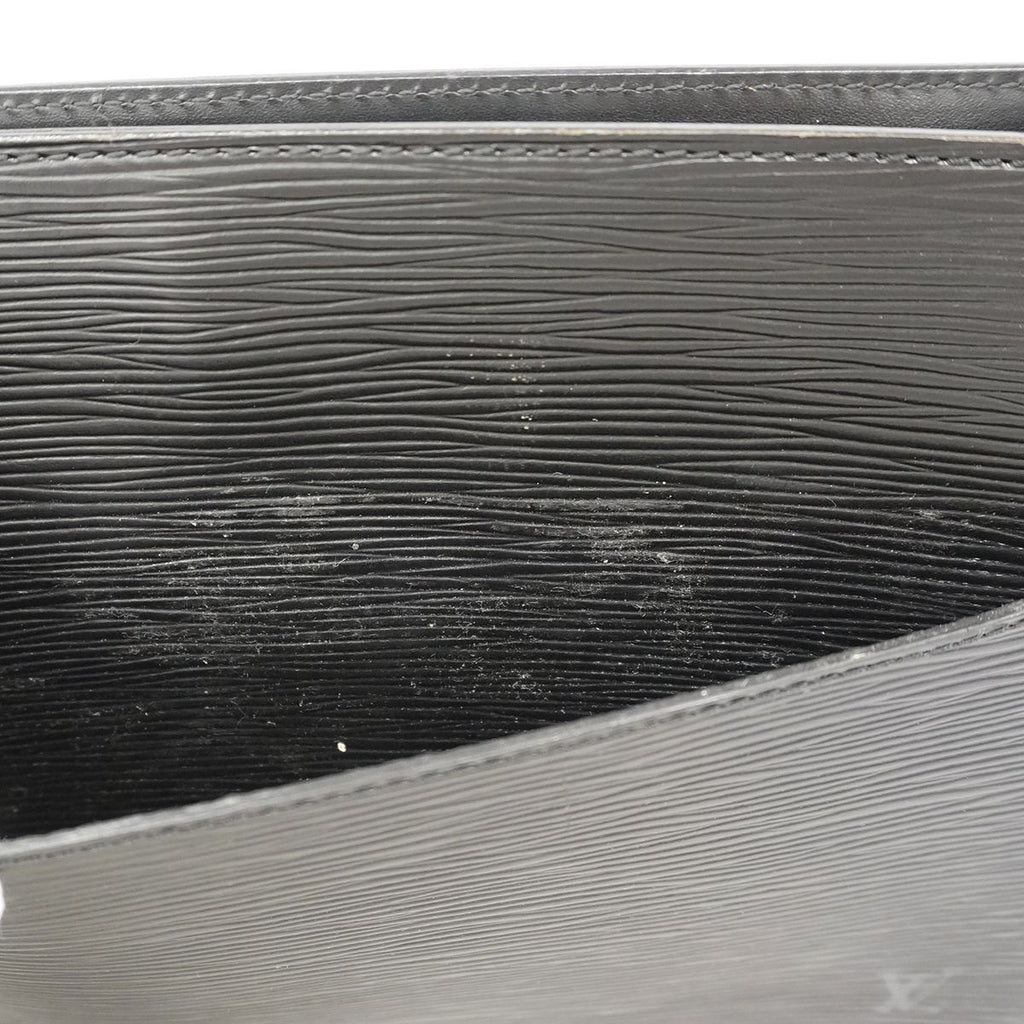 Louis Vuitton Clutch Epi Pochette Homme Noir — view 8