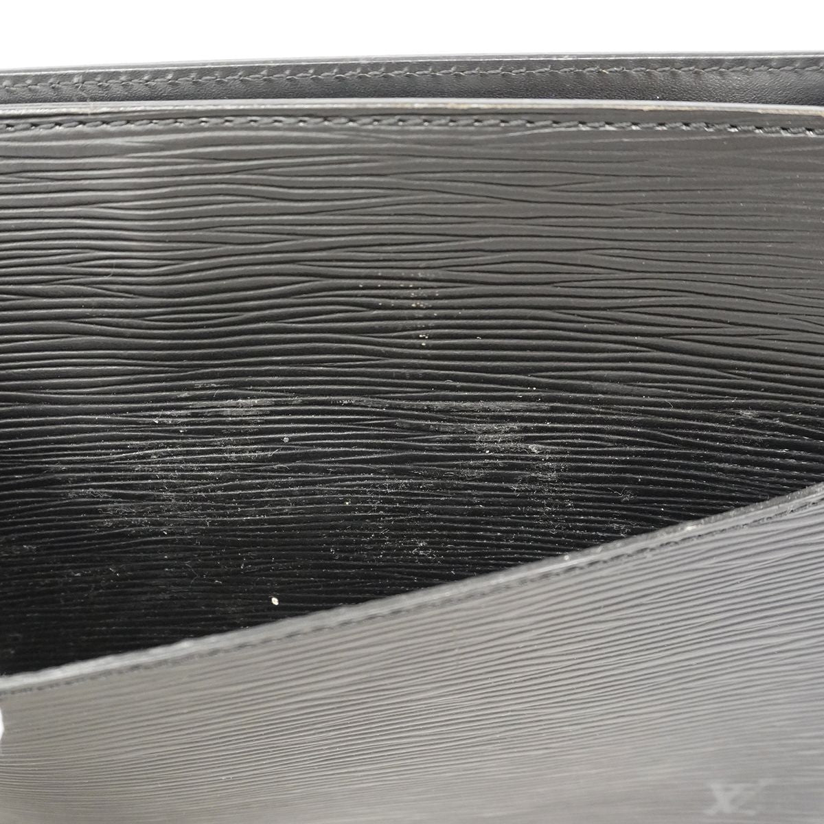 Louis Vuitton Clutch Epi Pochette Homme Noir — view 8