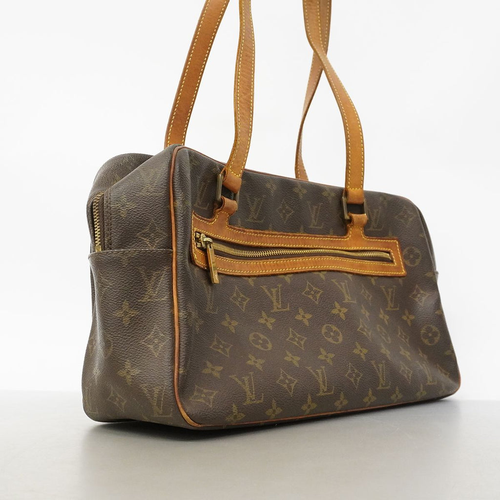 Louis Vuitton Shoulder Bag Monogram Cite GM Brown — view 2