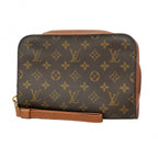 Louis Vuitton Clutch Monogram Orsay Brown
