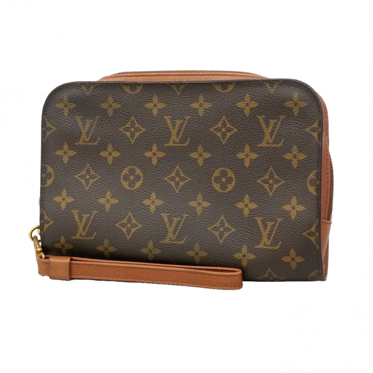 Louis Vuitton Clutch Monogram Orsay Brown