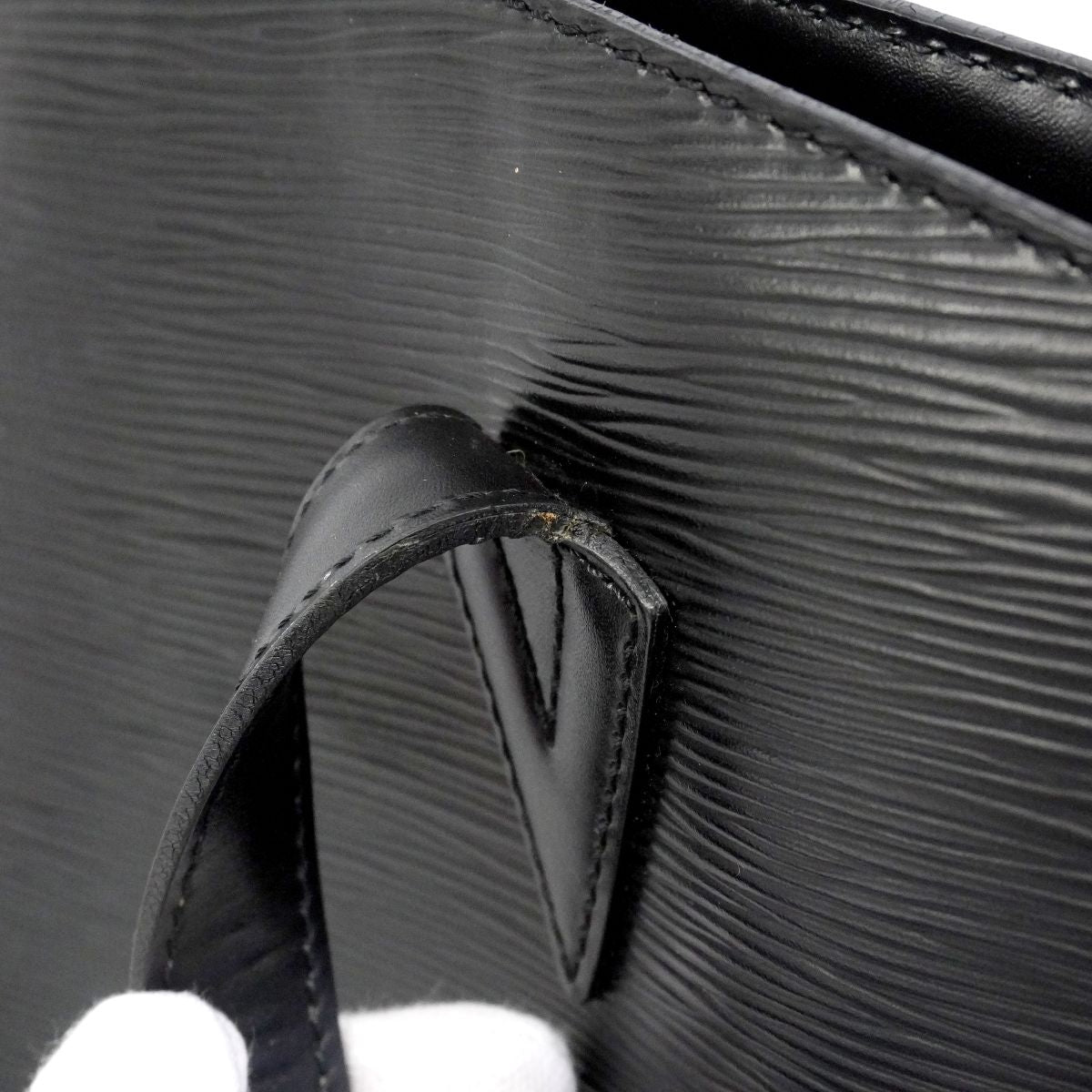 Louis Vuitton Shoulder Bag Epi Saint Jacques Shopping Noir — view 8