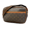 Louis Vuitton Shoulder Bag Monogram Reporter PM Brown
