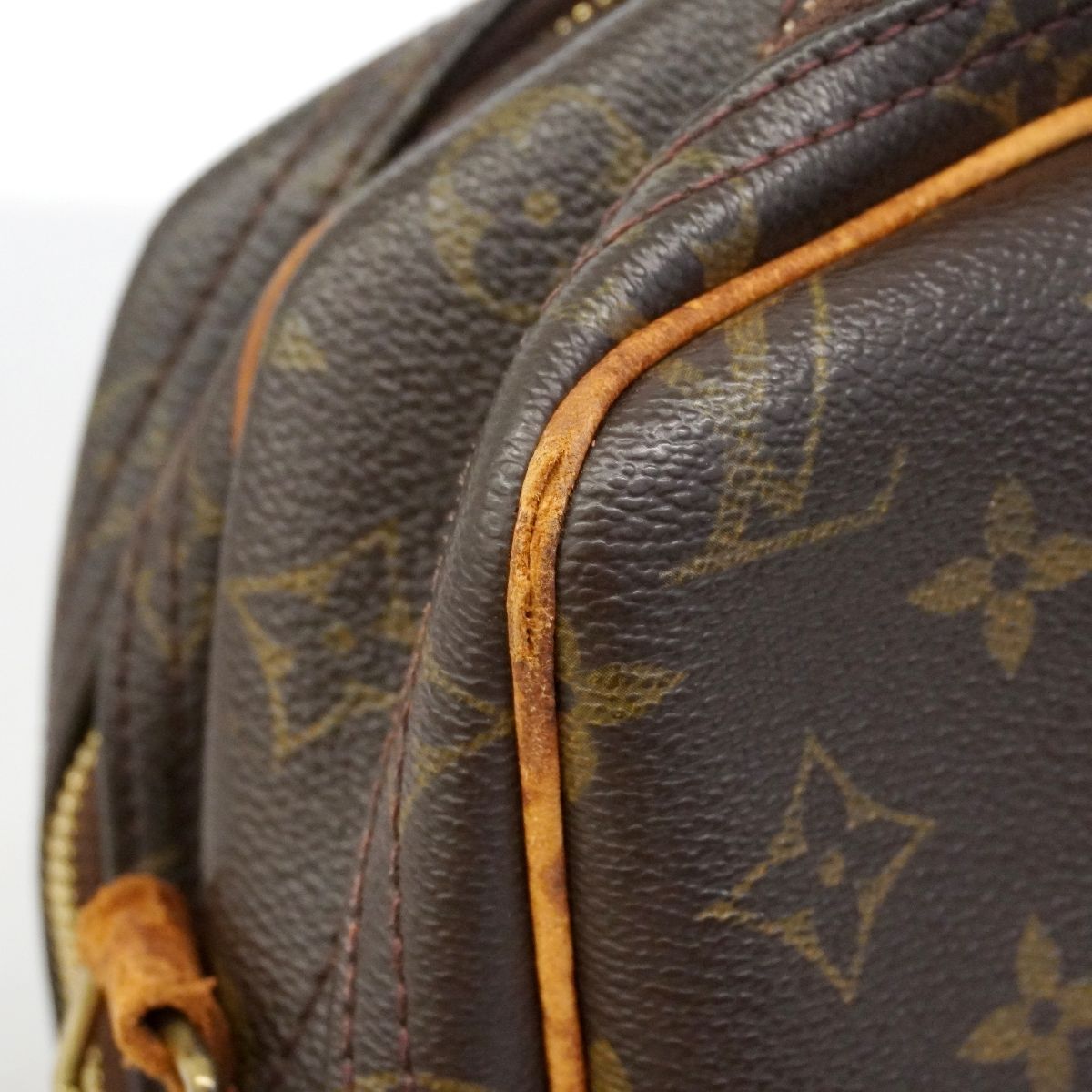 Louis Vuitton Shoulder Bag Monogram Reporter PM Brown — view 8